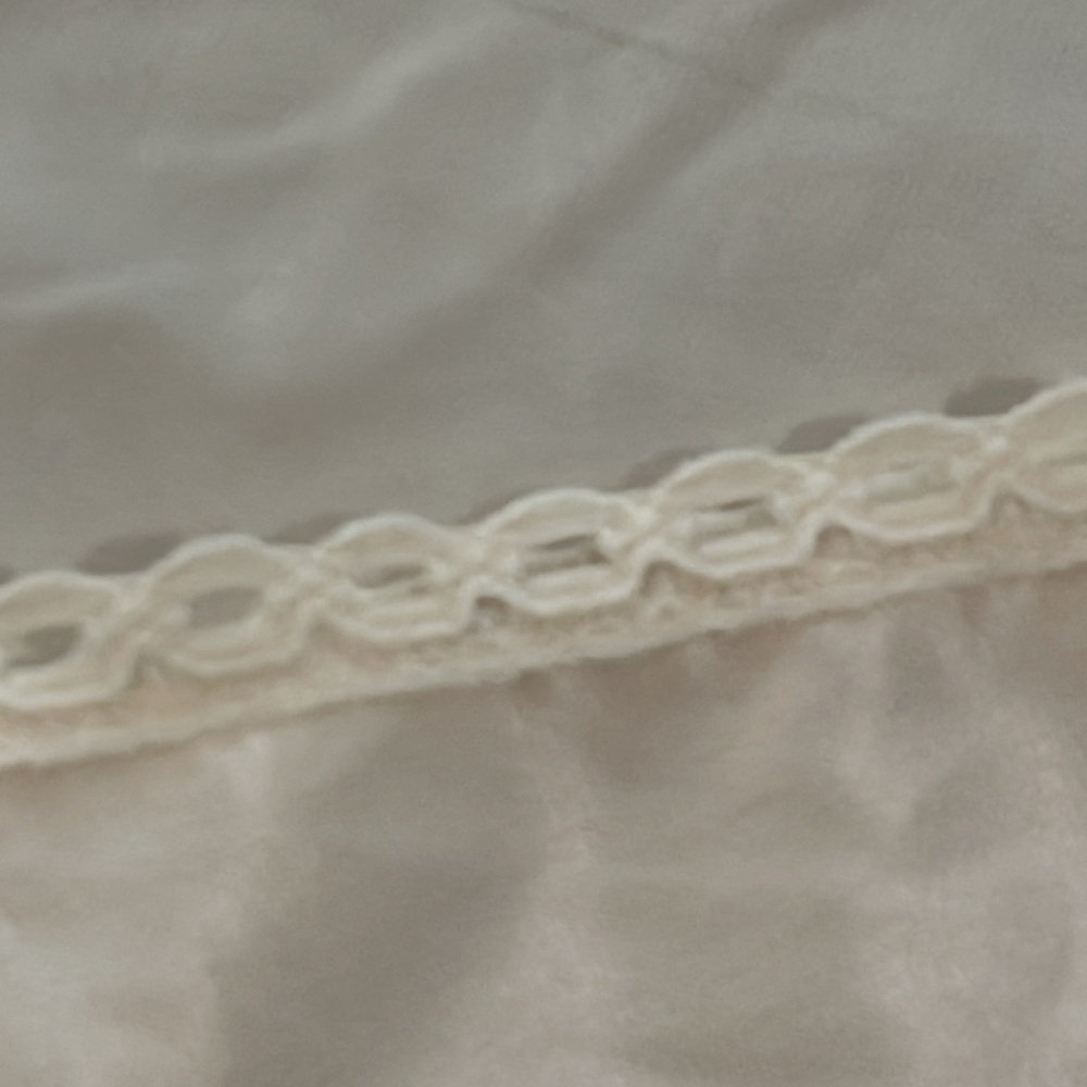 Vintage Hanes Women's Cream Beige Nylon Maxi Half Slip intimates Shapewear sz M - Picture 5 of 16